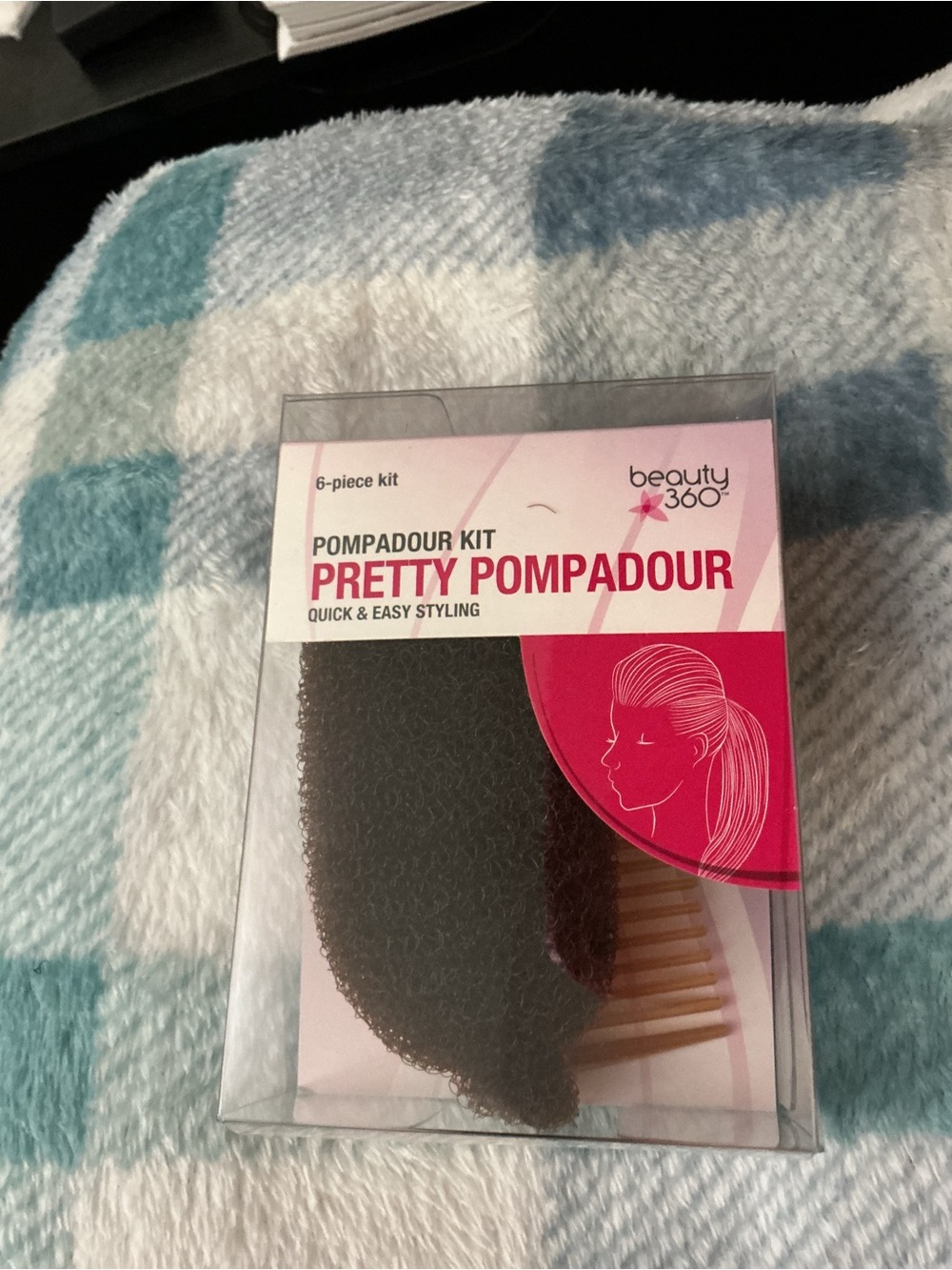 beauty360 Pretty Pompadour Kit - Black